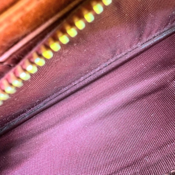 Miu Miu Materasse Leather Zip Wallet Luxury Authentic - Picture 9 of 12